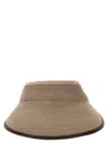 Brunello Cucinelli Straw Visor Hat
