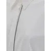 Brunello Cucinelli Oversized White Shirt With Monile Detail