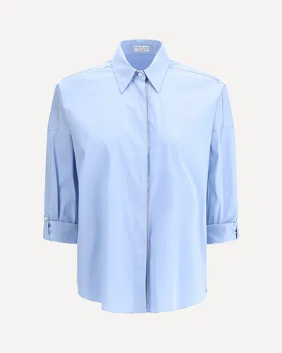 BRUNELLO CUCINELLI SHINY MONILI SHIRT