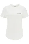 BRUNELLO CUCINELLI BRUNELLO CUCINELLI "SHINY POCKET DETAIL T SHIRT