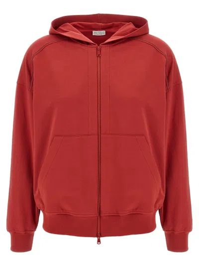BRUNELLO CUCINELLI SHINY TRIMS HOODIE