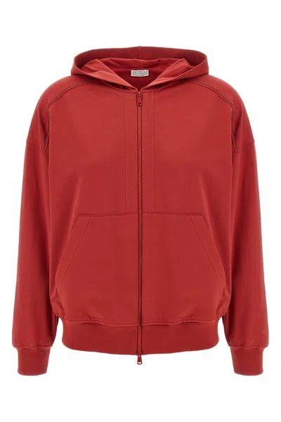 BRUNELLO CUCINELLI BRUNELLO CUCINELLI 'SHINY TRIMS' HOODIE