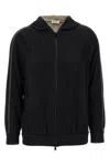 Brunello Cucinelli Shiny Trims Hoodie In Black