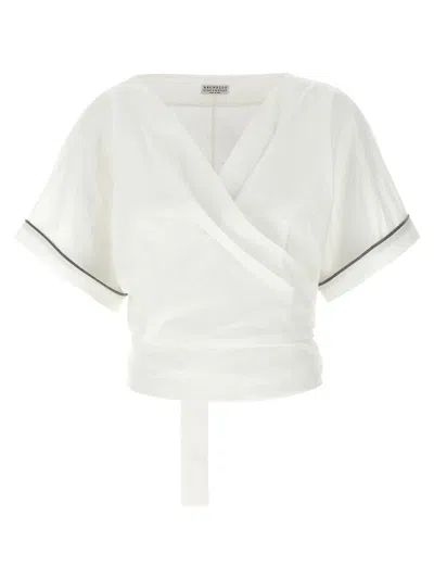 BRUNELLO CUCINELLI BRUNELLO CUCINELLI 'SHINY TRIMS' TOP