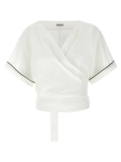BRUNELLO CUCINELLI BRUNELLO CUCINELLI 'SHINY TRIMS' TOP