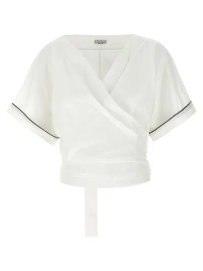 BRUNELLO CUCINELLI BRUNELLO CUCINELLI 'SHINY TRIMS' TOP
