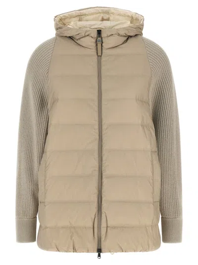 BRUNELLO CUCINELLI BRUNELLO CUCINELLI 'SHINY ZIPPER PULL' DOWN JACKET