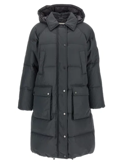 BRUNELLO CUCINELLI BRUNELLO CUCINELLI 'SHINY ZIPPER PULL' DOWN JACKET