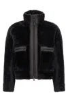 Brunello Cucinelli Women Giacca In Pelliccia In Black