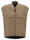 Brunello Cucinelli Shiny Zipper Pull Vest