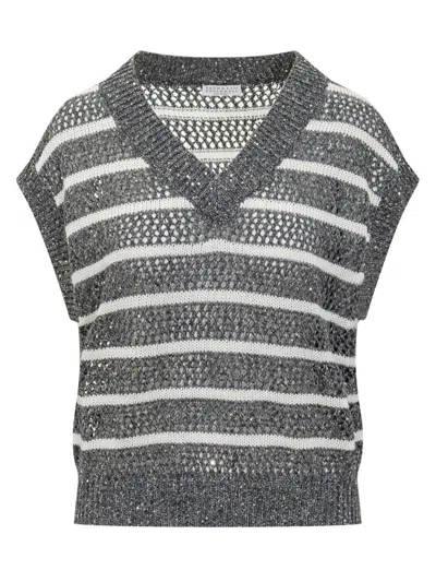 Brunello Cucinelli Shirt In Gray