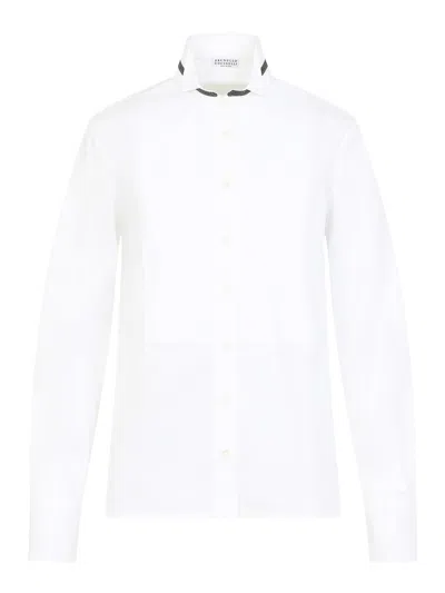 Brunello Cucinelli Shirt In White