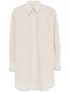 Brunello Cucinelli Linen Shirt In Beige