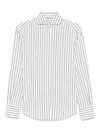 Brunello Cucinelli Gestreiftes Hemd In White