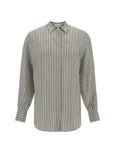 Brunello Cucinelli Shirt In Gray