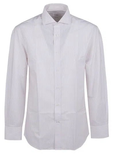 Brunello Cucinelli Shirt In White