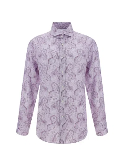 BRUNELLO CUCINELLI PAISLEY DESIGN SHIRT