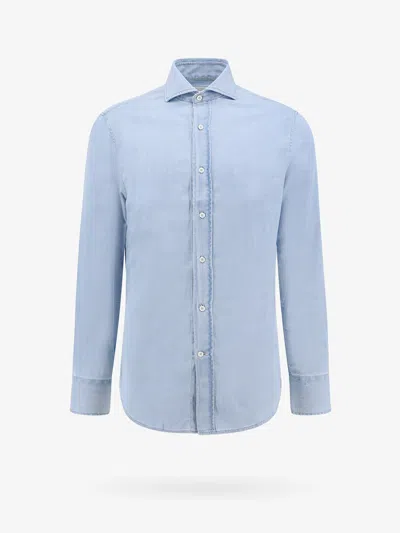 Brunello Cucinelli Shirt In Blue