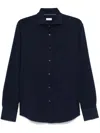 Brunello Cucinelli Men Shirt In Blue