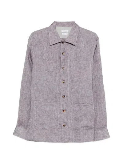 Brunello Cucinelli Shirt In Purple