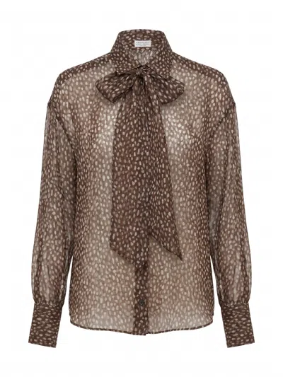 Brunello Cucinelli Shirt In Multi