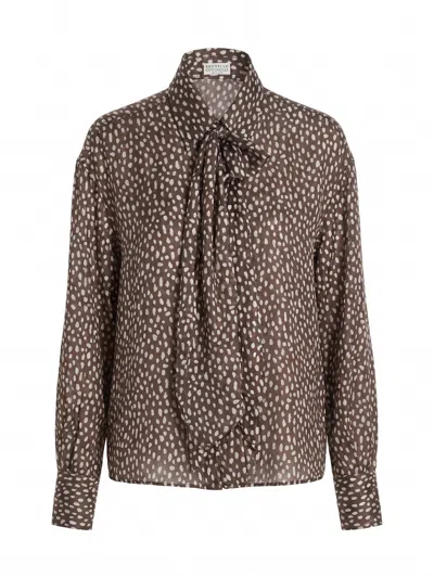 Brunello Cucinelli Shirt In Multi