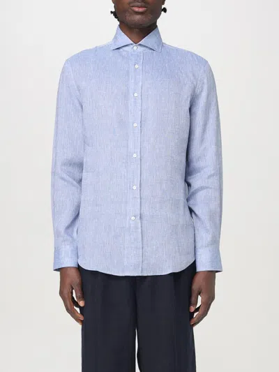 Brunello Cucinelli Shirt  Men Color Blue In Blue