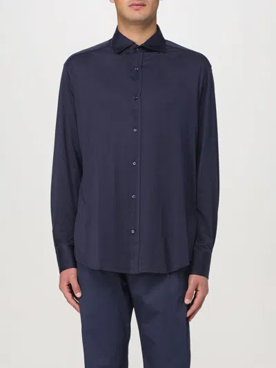 BRUNELLO CUCINELLI SHIRT BRUNELLO CUCINELLI MEN COLOR BLUE,G66497009