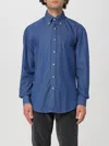 Brunello Cucinelli Collared Shirt Buttons Sleeves In Blau