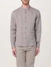 Brunello Cucinelli Light Brown Button-down Shirt In Brown