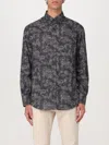 Brunello Cucinelli Man Shirt Charcoal Size Xxl Cotton In Gray