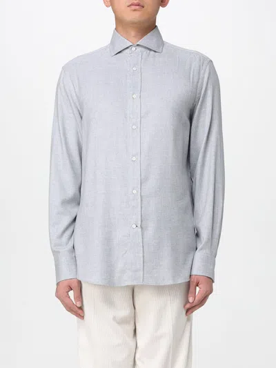 BRUNELLO CUCINELLI SHIRT BRUNELLO CUCINELLI MEN COLOR GREY,H36659020