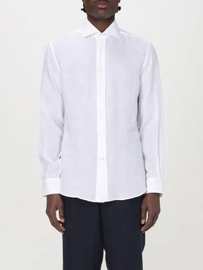 BRUNELLO CUCINELLI SHIRT BRUNELLO CUCINELLI MEN COLOR WHITE,G50100001