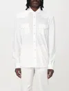 Brunello Cucinelli Pocketed Leisure Fit Shirt In Weiss