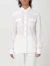Brunello Cucinelli Pocketed Leisure Fit Shirt In Weiss