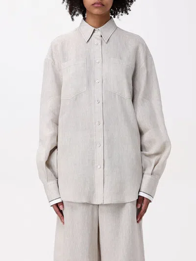 Brunello Cucinelli Shirt  Woman Color Beige