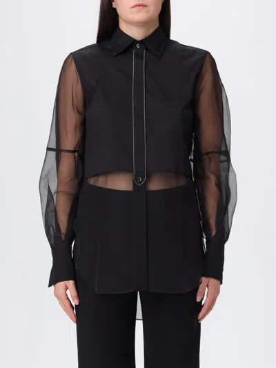 BRUNELLO CUCINELLI SHIRT BRUNELLO CUCINELLI WOMAN COLOR BLACK,H40837002
