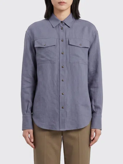 Brunello Cucinelli Shirt Woman  In Blue