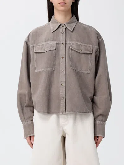 Brunello Cucinelli Shirt Woman  In Brown