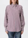 Brunello Cucinelli Shirt  Woman Color Burgundy In Burgundy