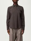 Brunello Cucinelli Shirt  Woman Color Cocoa In Brown