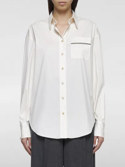 Brunello Cucinelli Hemdbluse  Damen Farbe Cream In Cream