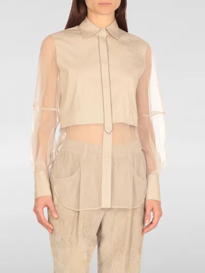 Brunello Cucinelli Shirt  Woman Color Grey In Grau