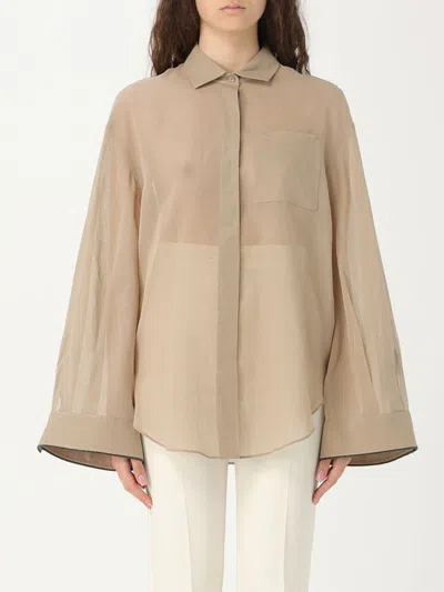 Brunello Cucinelli Shirt  Woman Color Sand In 沙色