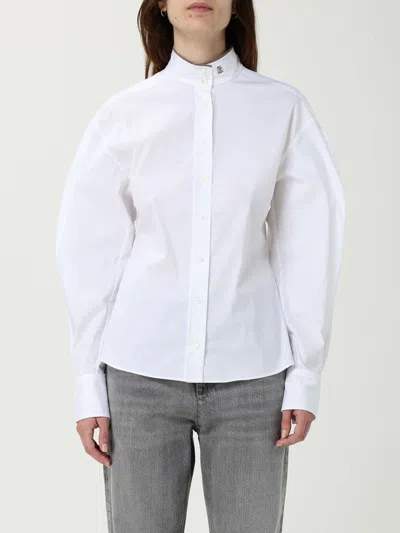 BRUNELLO CUCINELLI SHIRT BRUNELLO CUCINELLI WOMAN COLOR WHITE,H26412001