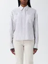 Brunello Cucinelli Hemdbluse  Damen Farbe Weiss In Weiss