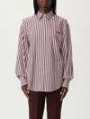Brunello Cucinelli Logo Striped Long-sleeved Shirt