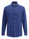 Brunello Cucinelli Tailored Herringbone Shirt Collar Button-down In Multi