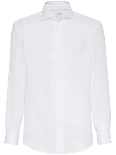Brunello Cucinelli Shirt Clothing In White