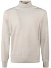 Brunello Cucinelli Men's Luxurious Pure Cashmere Sweater In White